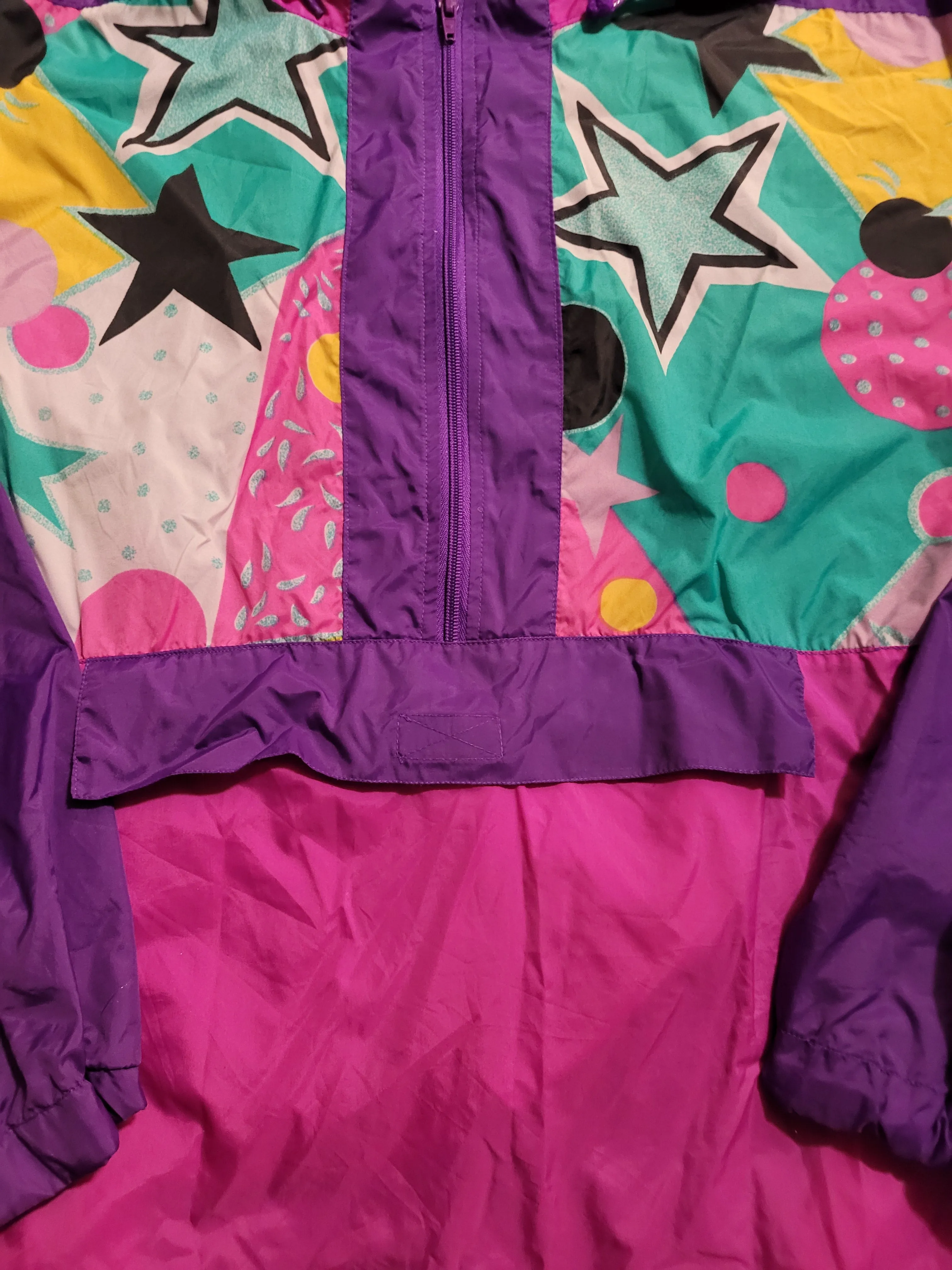 90's VINTAGE WINDBREAKER PULLOVER