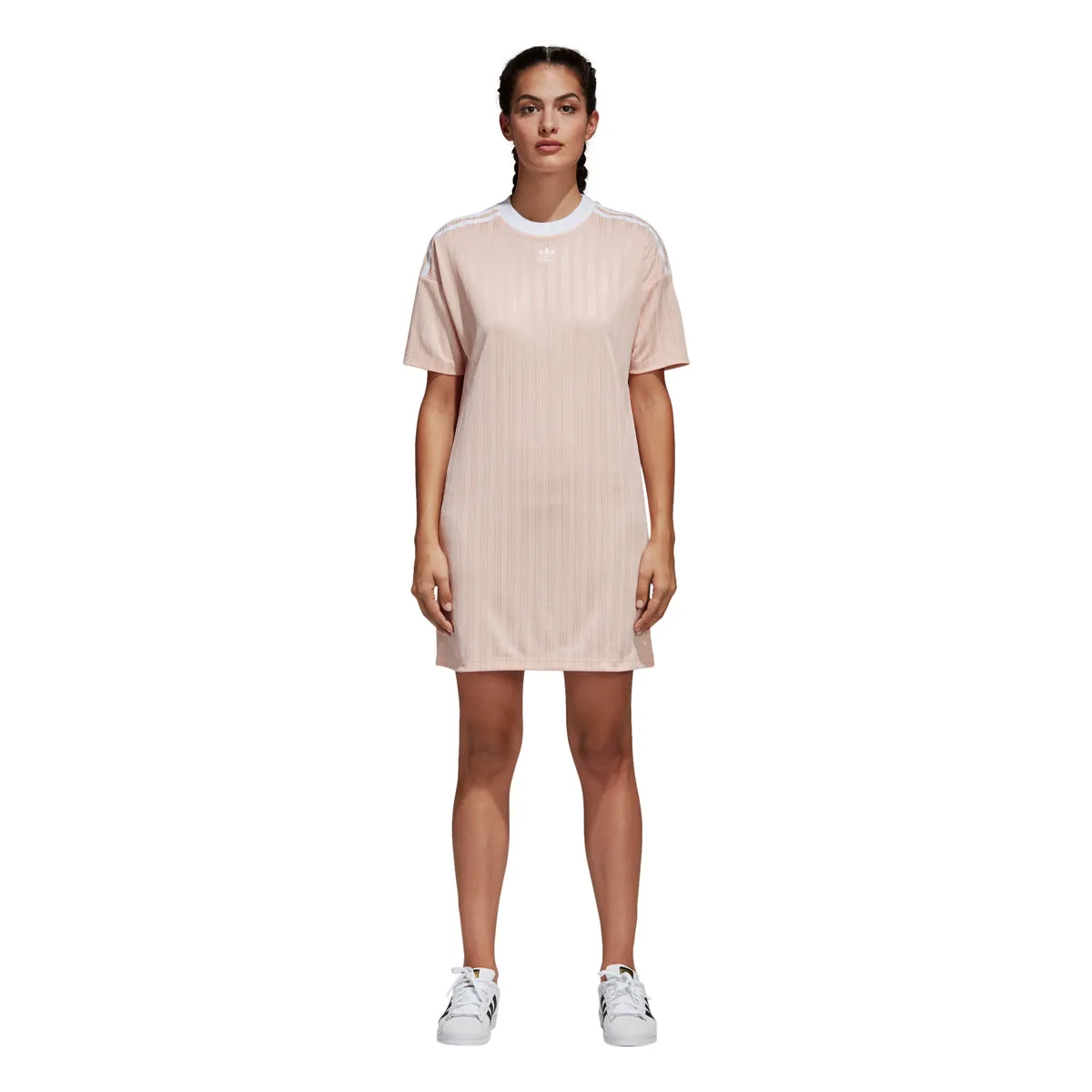 Adidas Women's Originals Trefoil Dress Pink/White