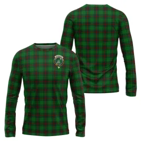 Anstruther Tartan Long Sleeve T-Shirt with Family Crest