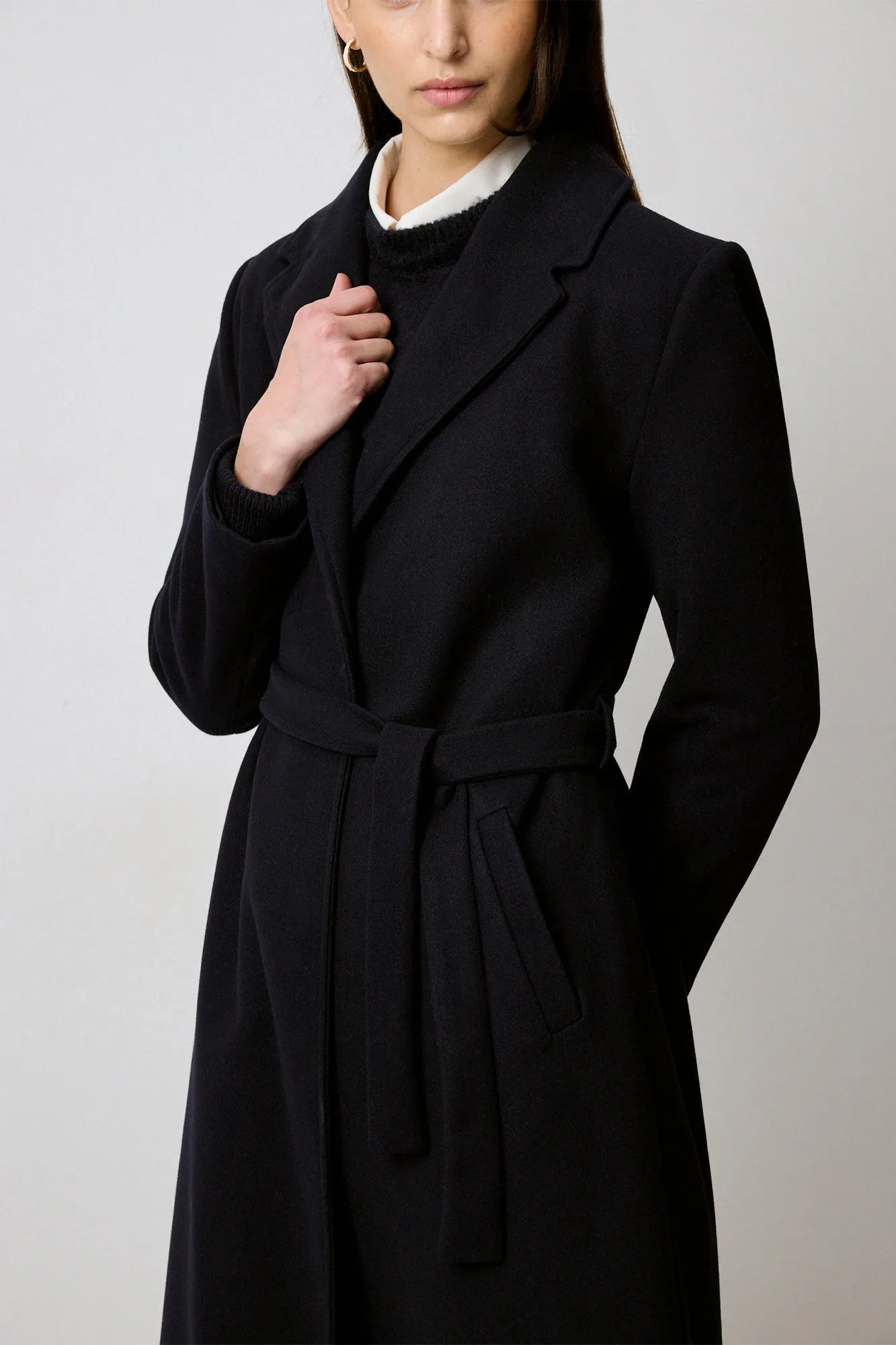 BELT DETAIL CACHET COAT