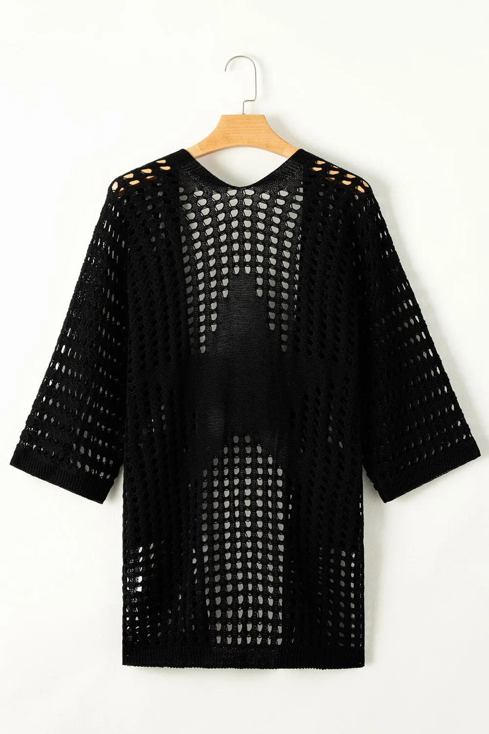 Black Knit Cardigan