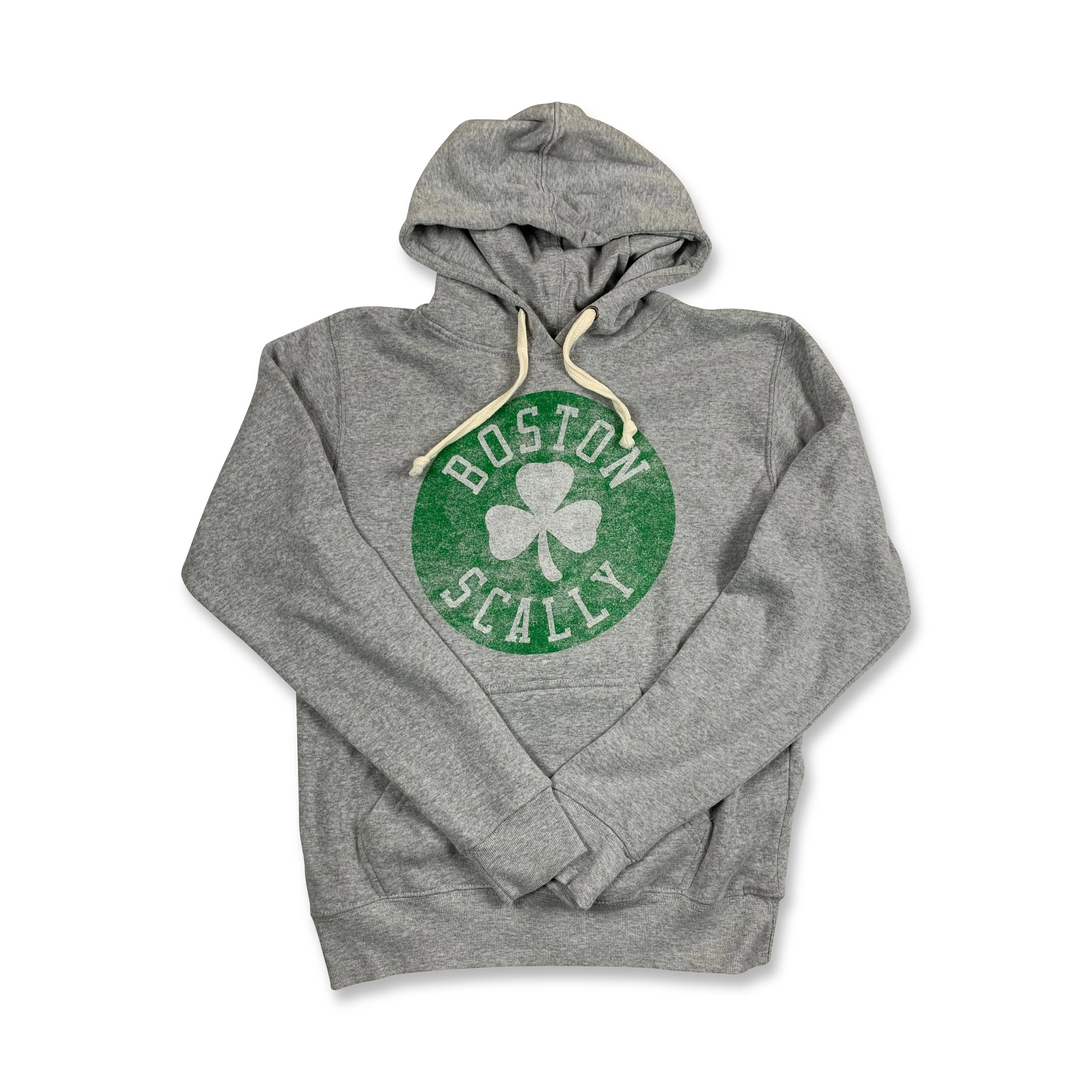 Boston Scally The Celtic Hoodie - Heather Grey