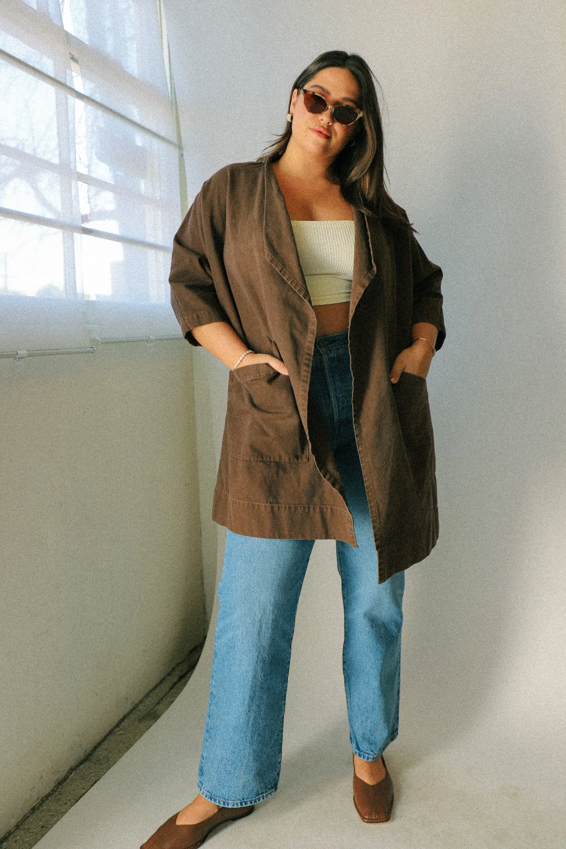 Brown Canvas Chore Coat