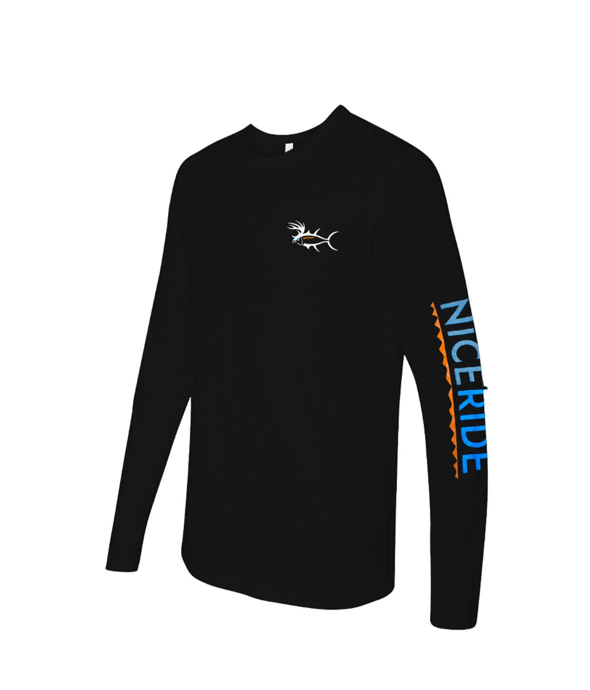 Buck Eye - Black Or White Next Level 100% Cotton Long Sleeve Mens T-Shirt