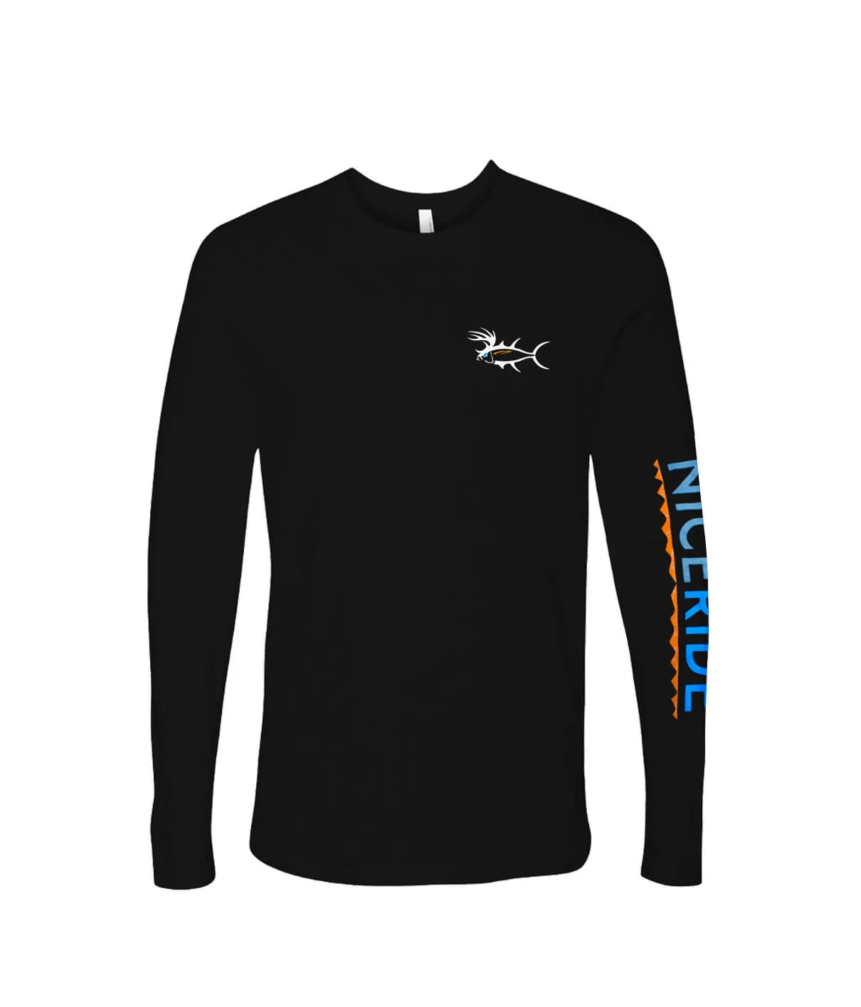 Buck Eye - Black Or White Next Level 100% Cotton Long Sleeve Mens T-Shirt