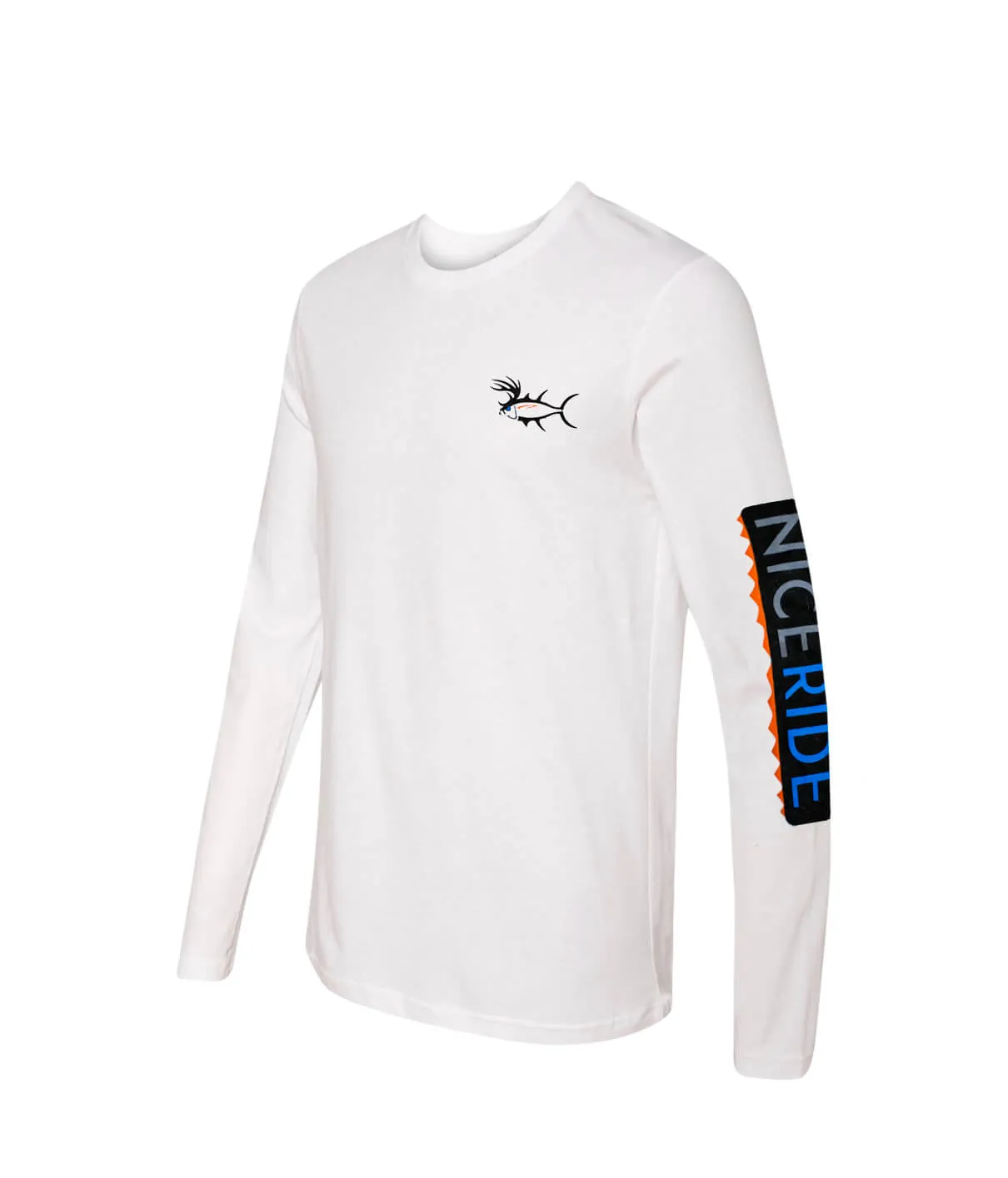 Buck Eye - Black Or White Next Level 100% Cotton Long Sleeve Mens T-Shirt