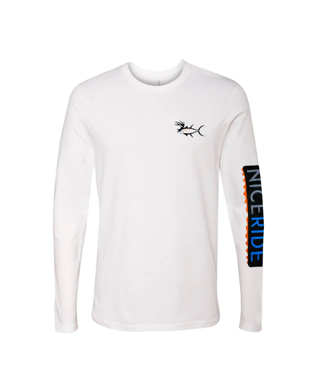 Buck Eye - Black Or White Next Level 100% Cotton Long Sleeve Mens T-Shirt