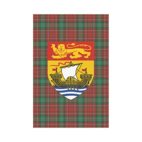 CANADA NEW BRUNSWICK TARTAN COAT OF ARMS GARDEN k9