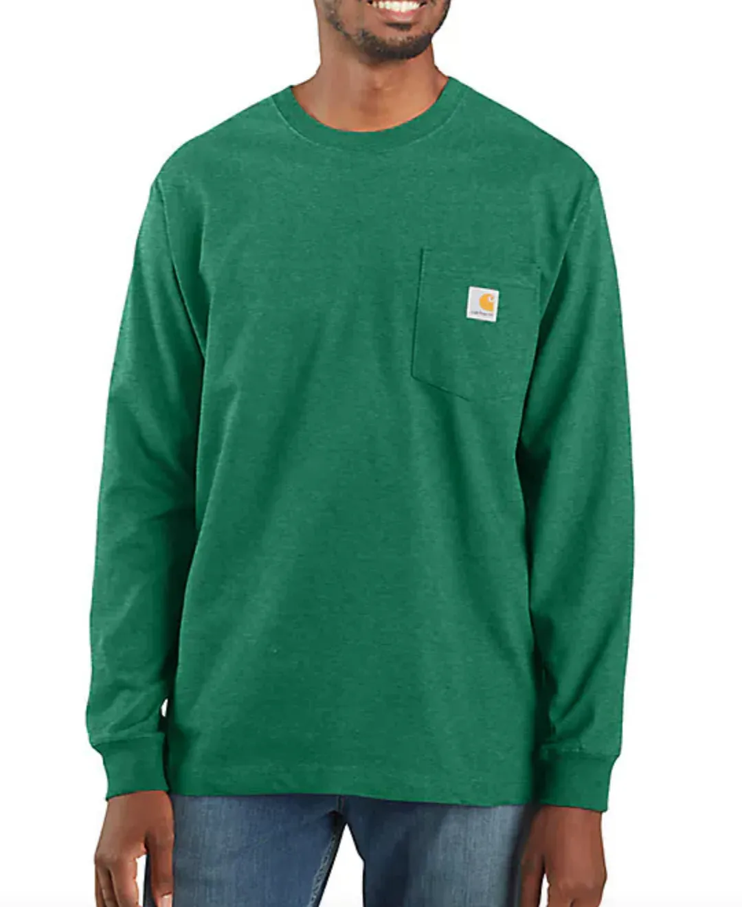 Carhartt K126 Loose Fit Heavyweight Long Sleeve Pocket T-Shirt