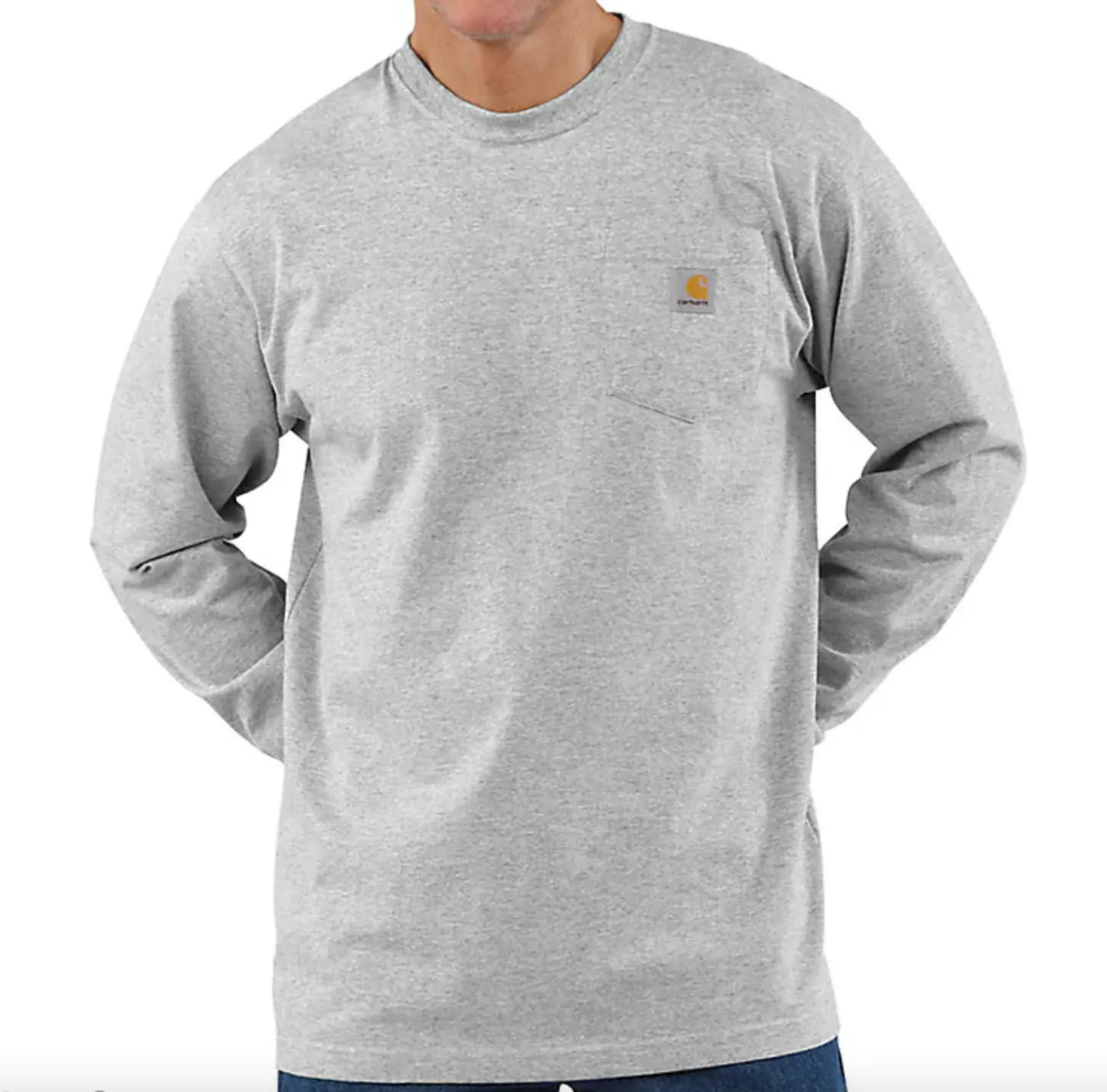 Carhartt K126 Loose Fit Heavyweight Long Sleeve Pocket T-Shirt