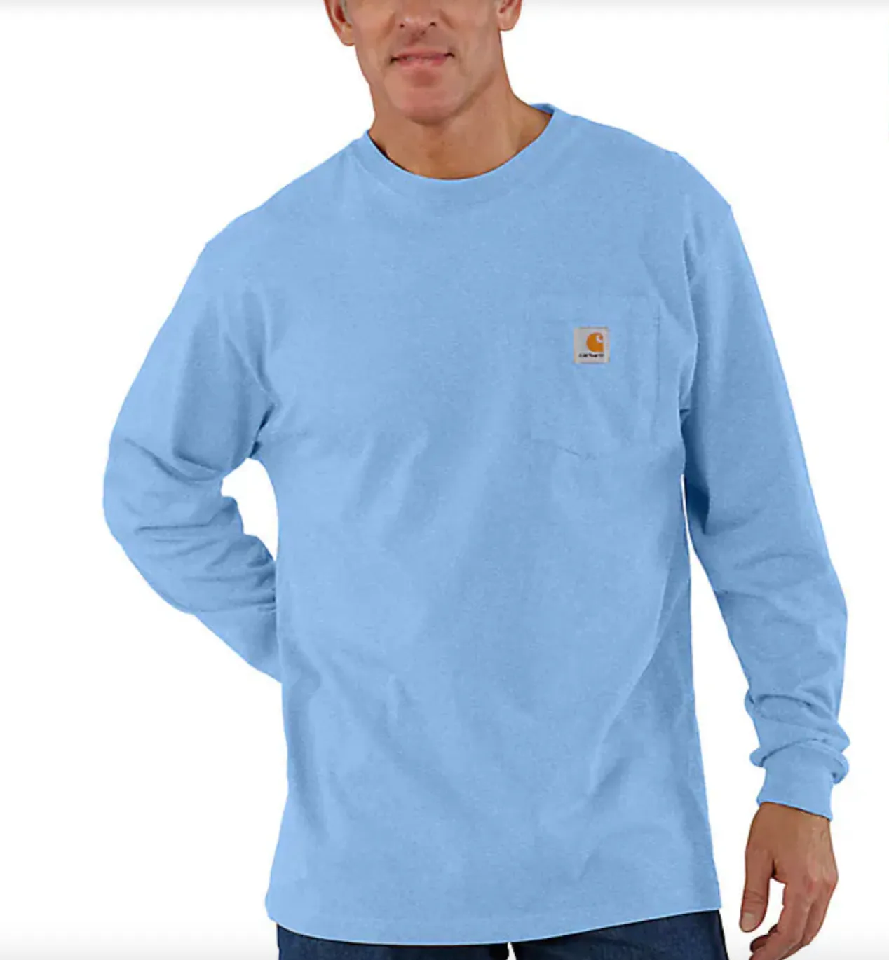 Carhartt K126 Loose Fit Heavyweight Long Sleeve Pocket T-Shirt