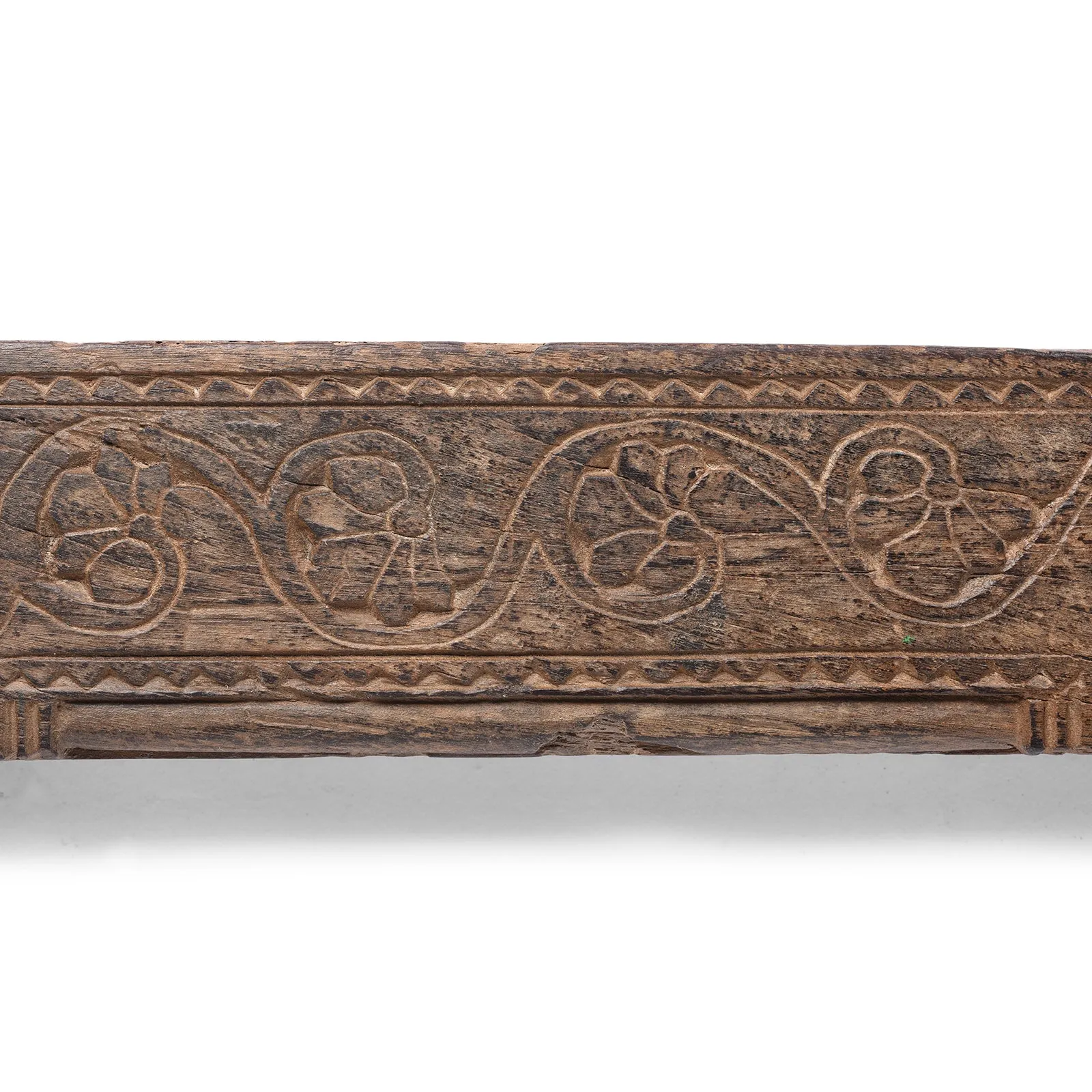 Carved Indian Coat Hook - 19th Century