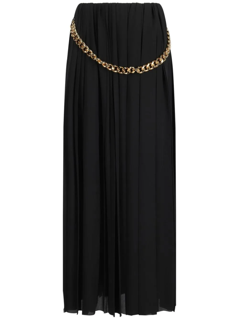 Chain-detail pleated skirt<BR/><BR/><BR/>