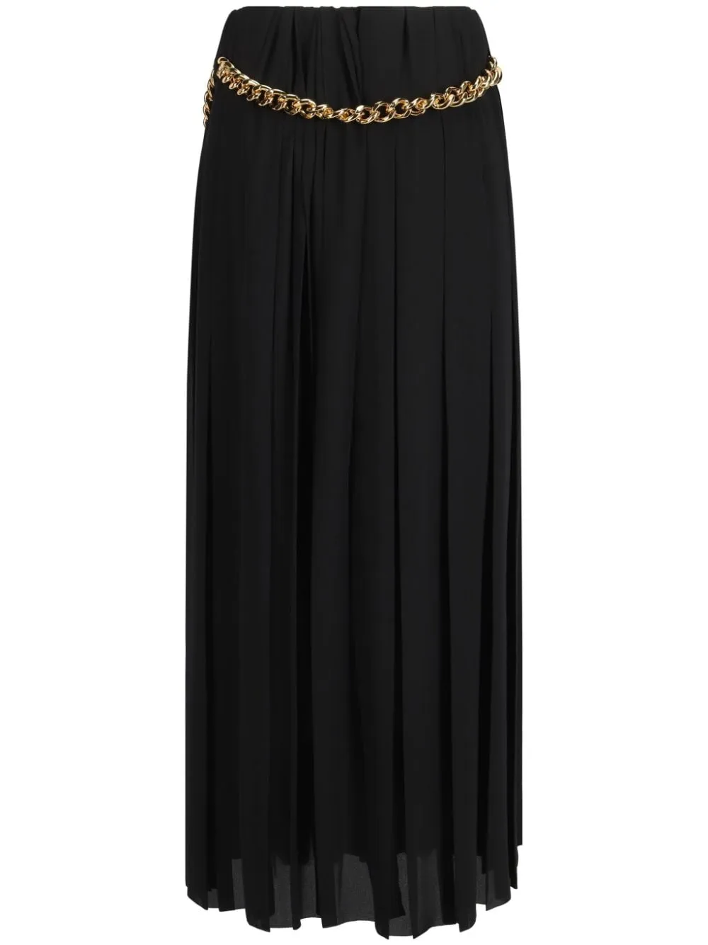 Chain-detail pleated skirt<BR/><BR/><BR/>