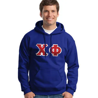 Chi Phi Hooded Sweatshirt - G185 - TWILL