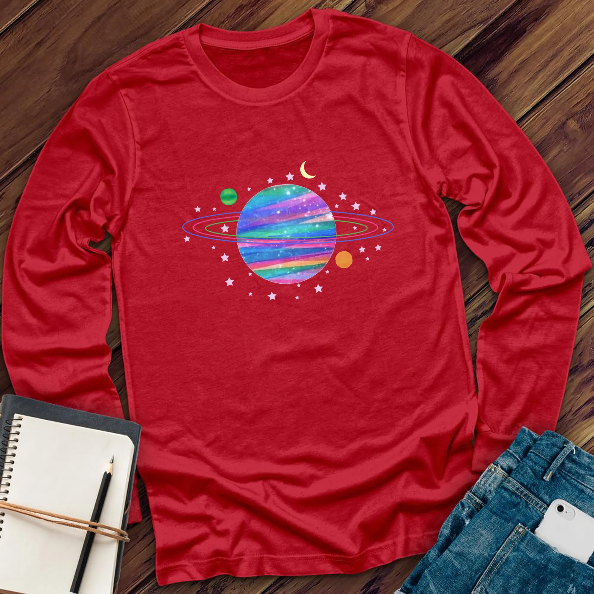 Colorful Planet Long Sleeve