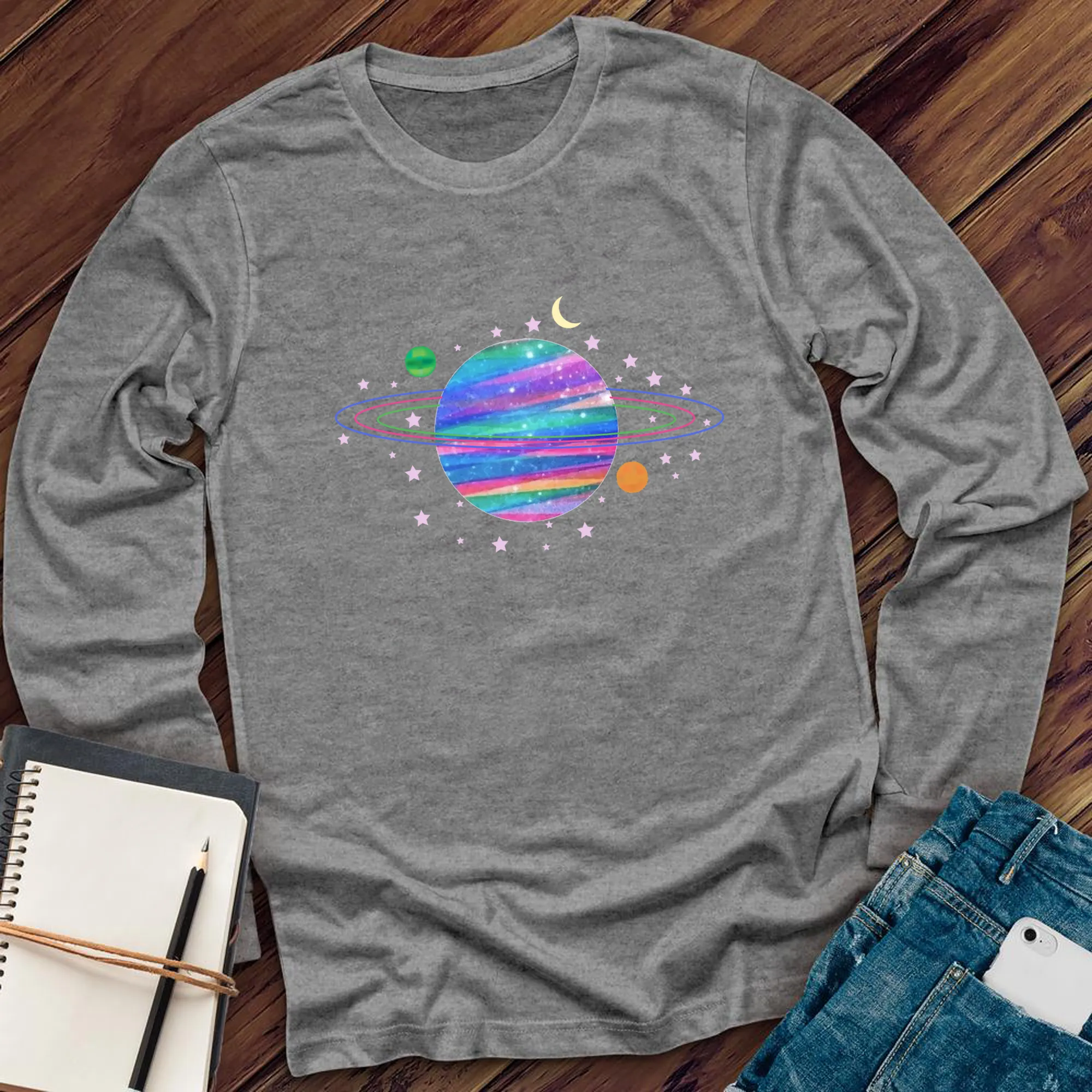 Colorful Planet Long Sleeve