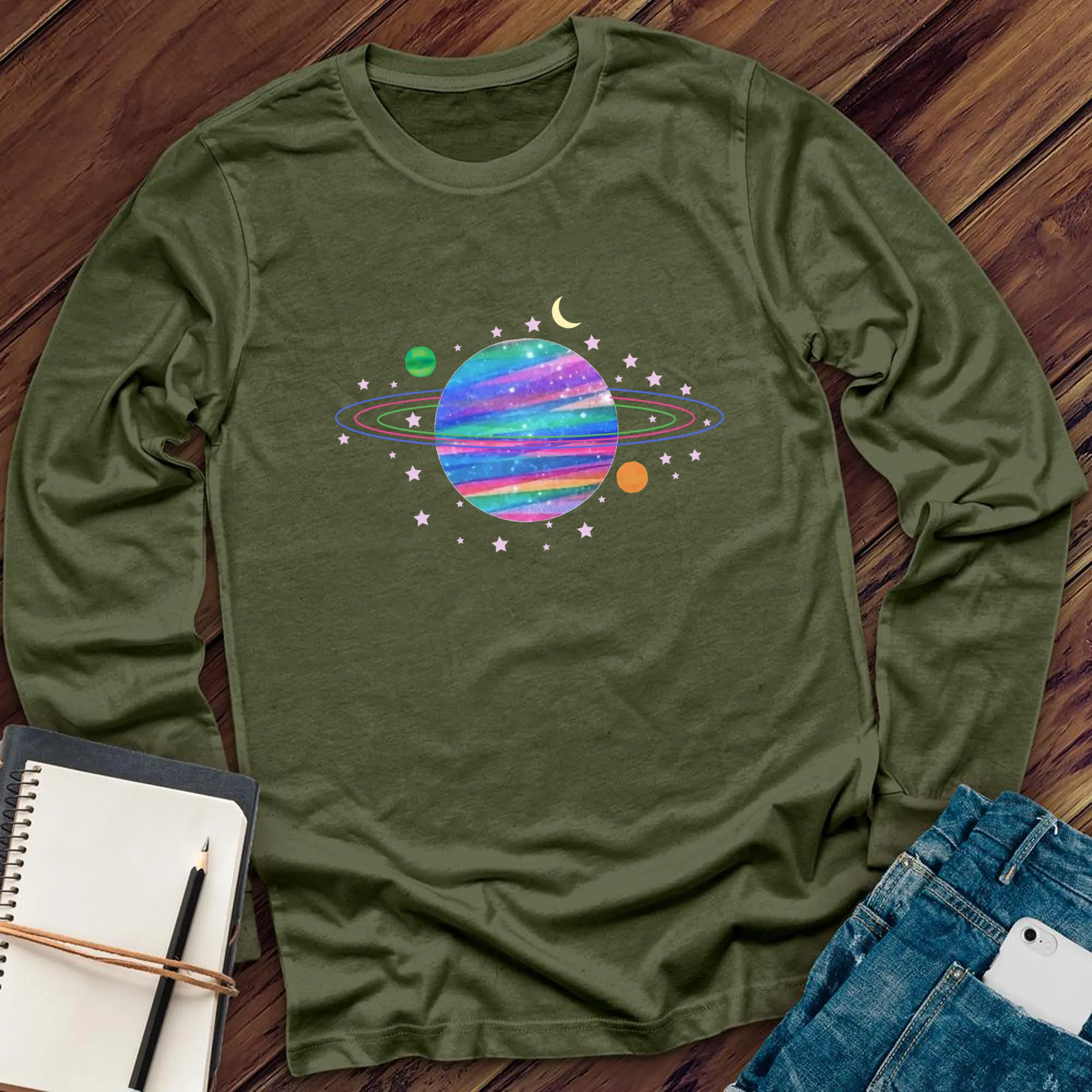 Colorful Planet Long Sleeve