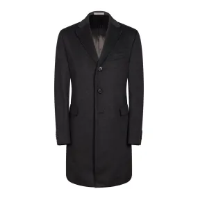 CORNELIANI Wool Top Coat CHARCOAL REG