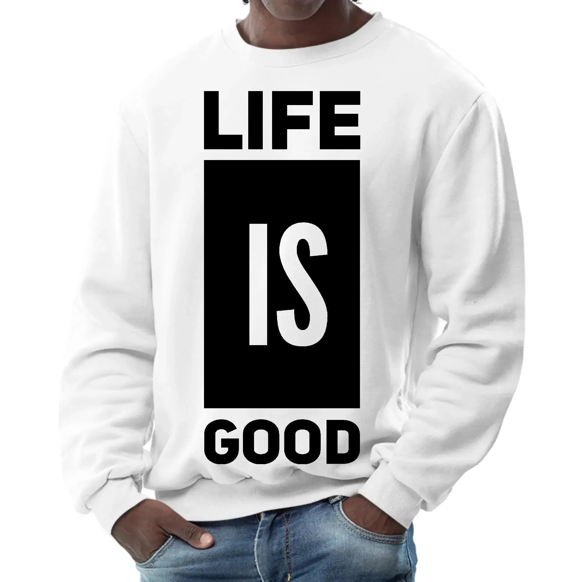 Cozy Vibes Life Is Good Pullover