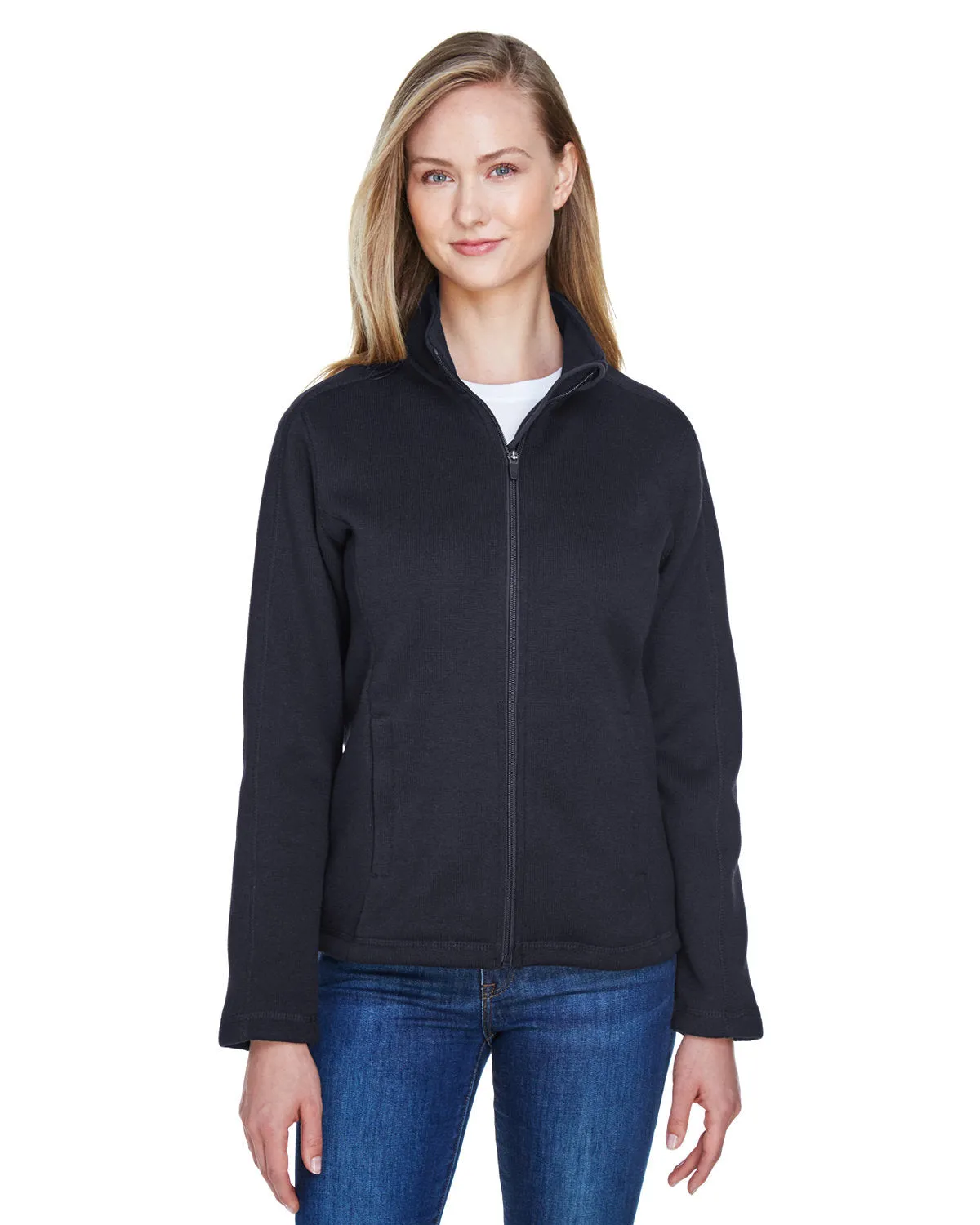 Devon & Jones Ladies' Bristol Full-Zip Sweater Fleece Jacket DG793W