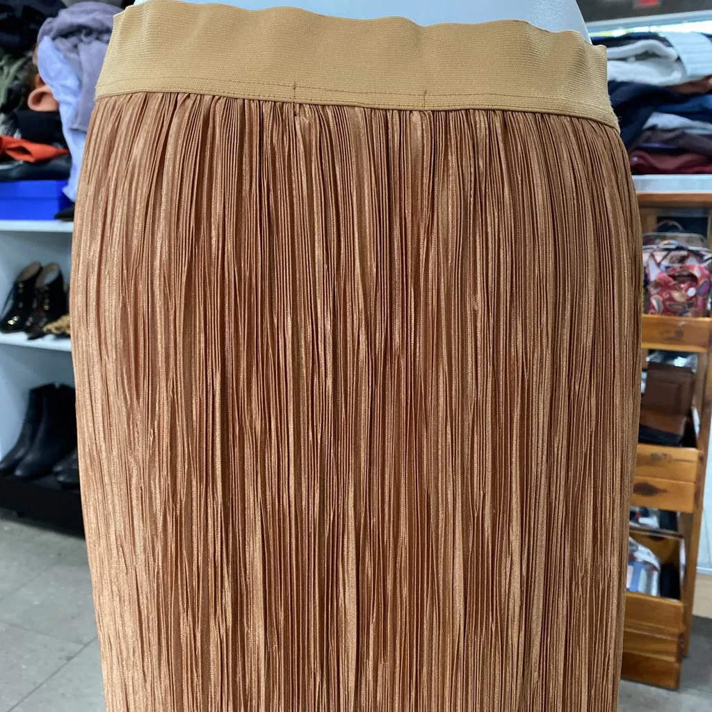 Dynamite pleated midi skirt S