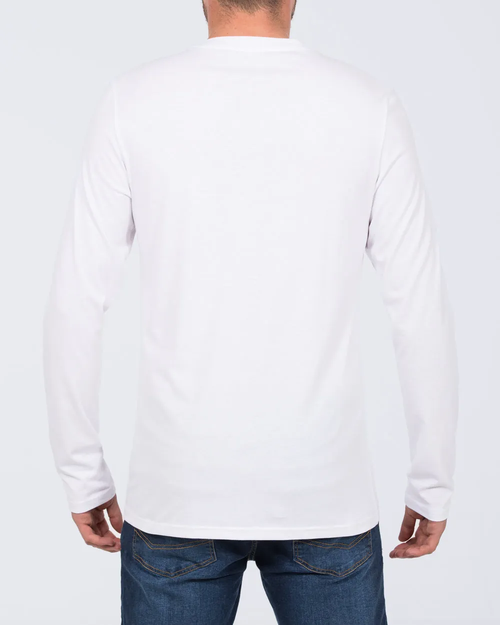 Essentalls Long Sleeve Tall T-Shirt (white)