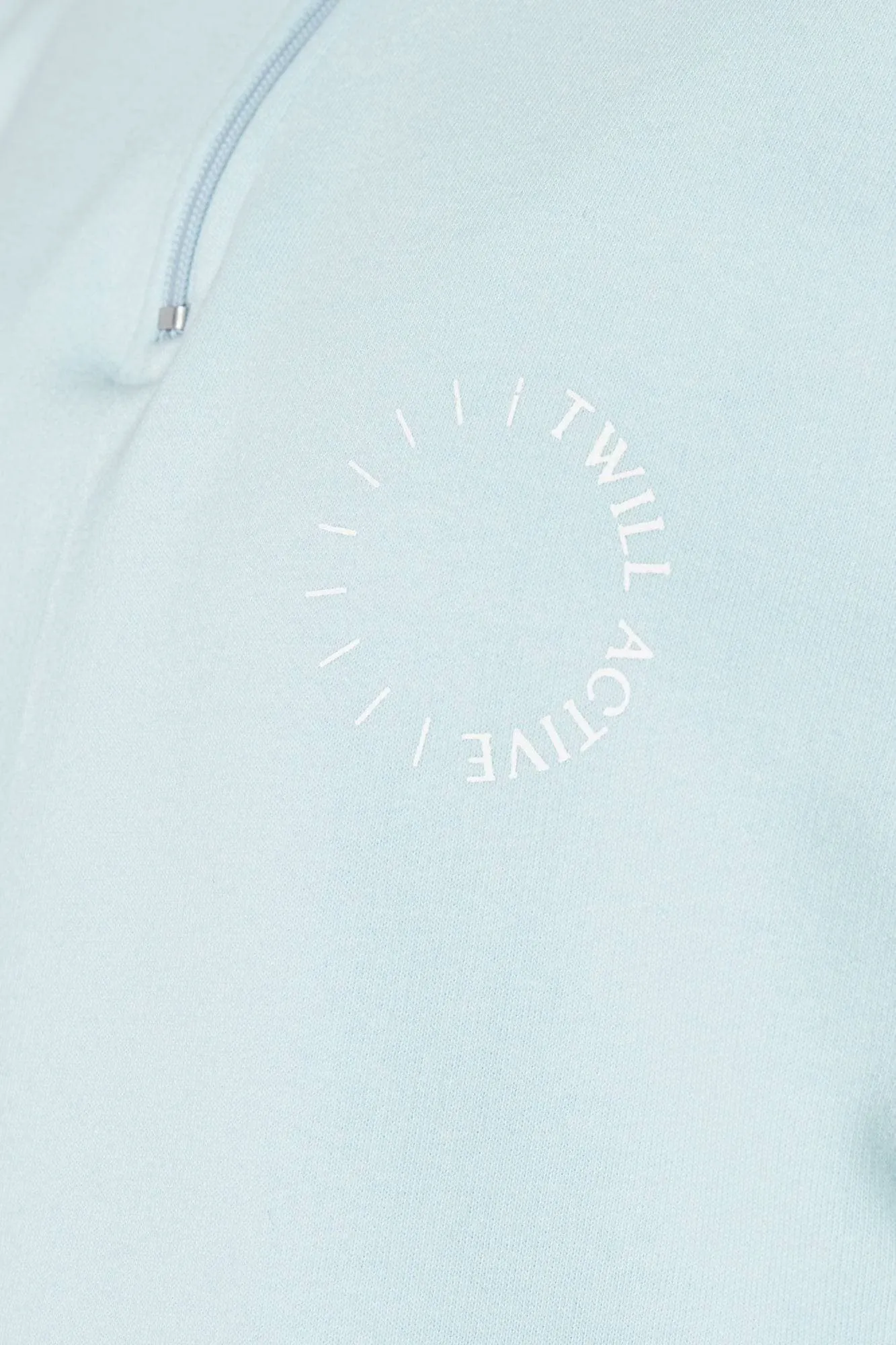 Essentials Oversized Funnel Neck Zip up Sweatshirt - Blue