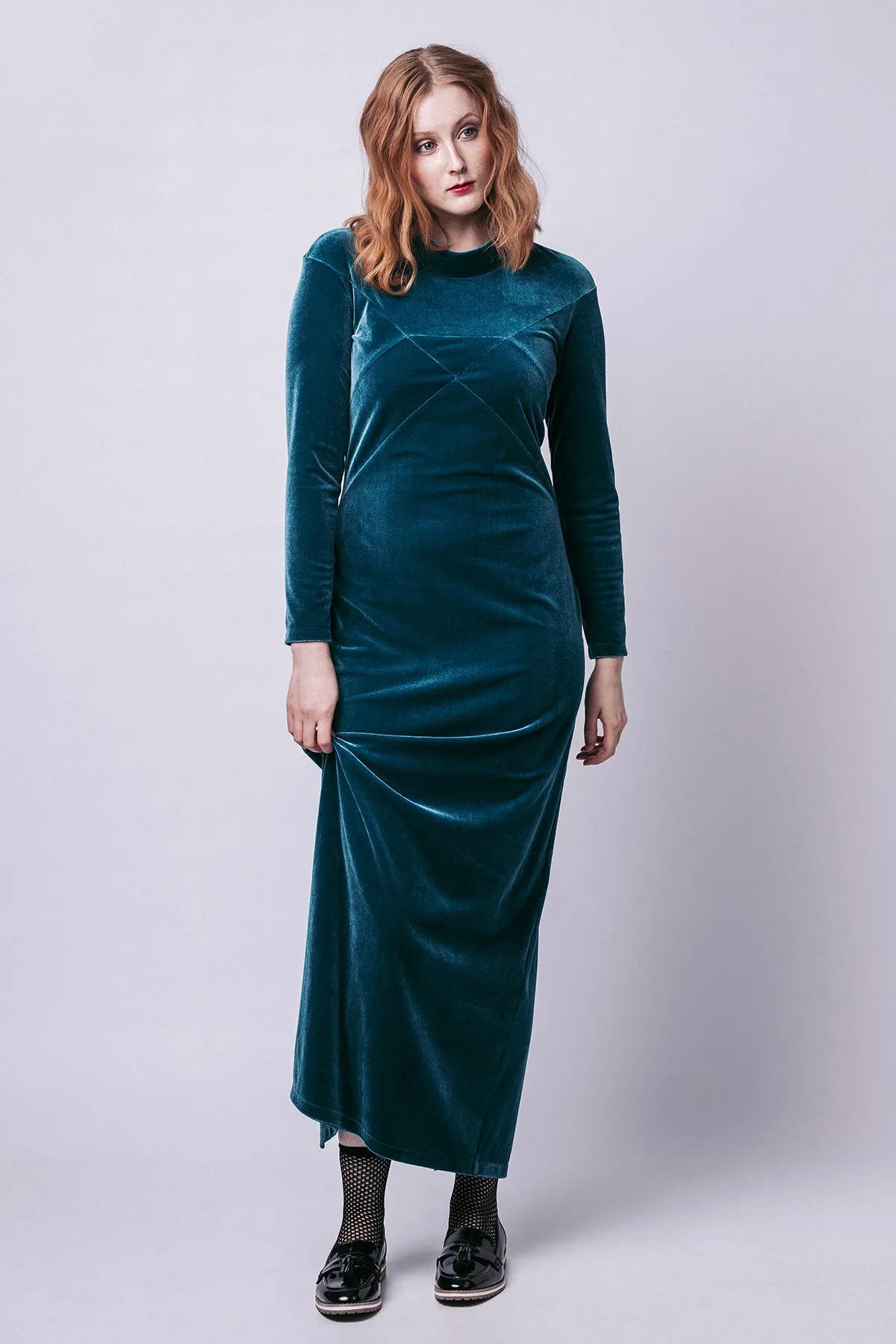 Gemma maxi dress & sweatshirt