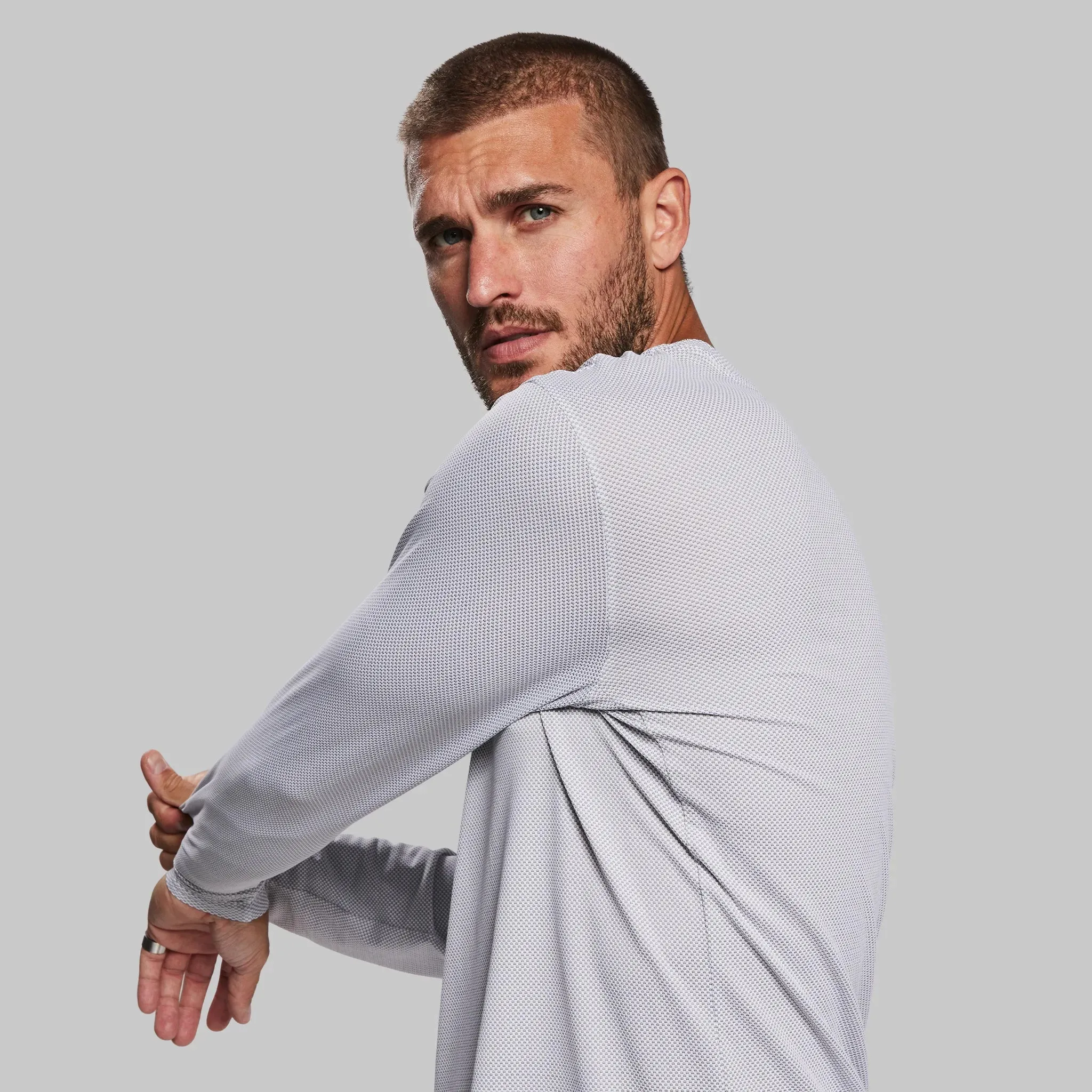 Graphene T Shirt. Long Sleeve White edition