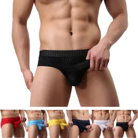 Hot Men'S Sexy Underwear U Convex Design Smooth Long Bulge Pouch Shorts Briefs Clothes