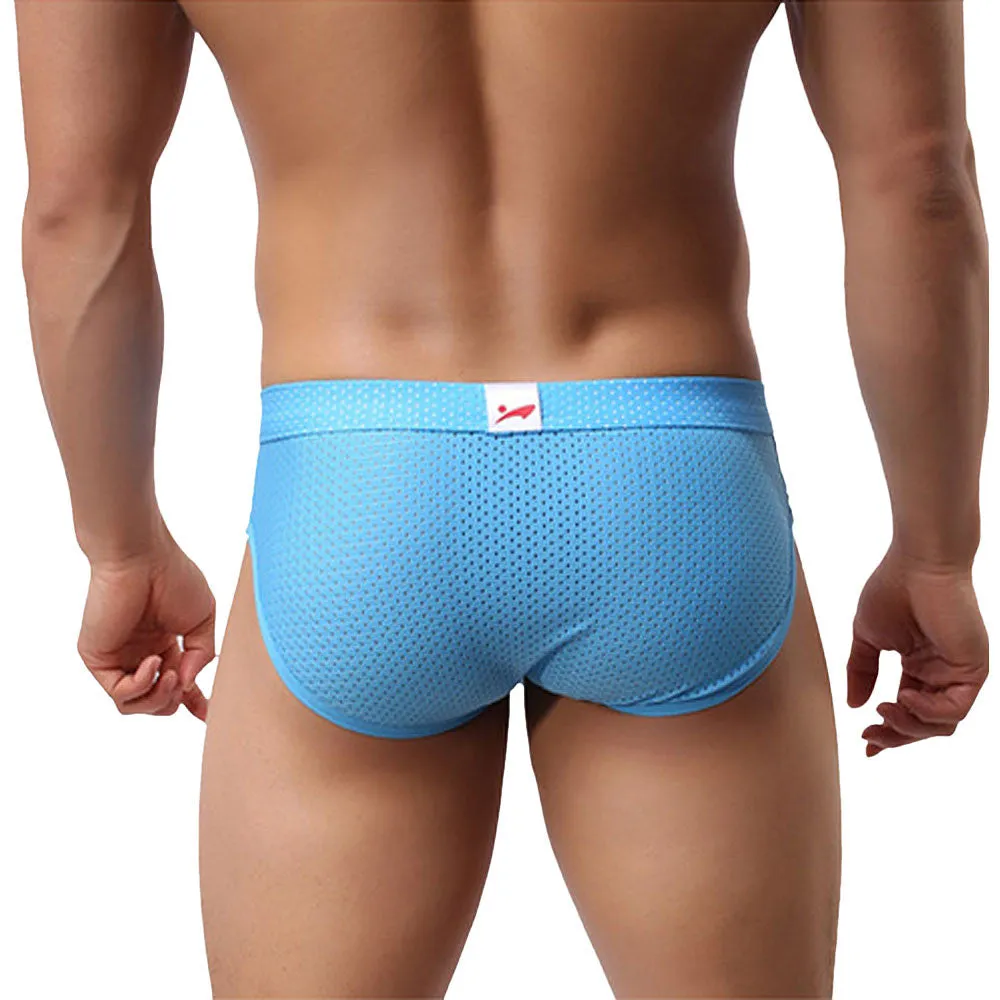 Hot Men'S Sexy Underwear U Convex Design Smooth Long Bulge Pouch Shorts Briefs Clothes