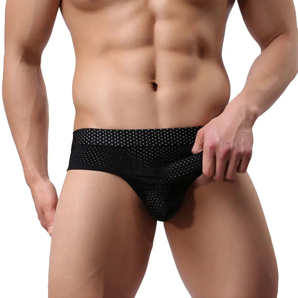 Hot Men'S Sexy Underwear U Convex Design Smooth Long Bulge Pouch Shorts Briefs Clothes