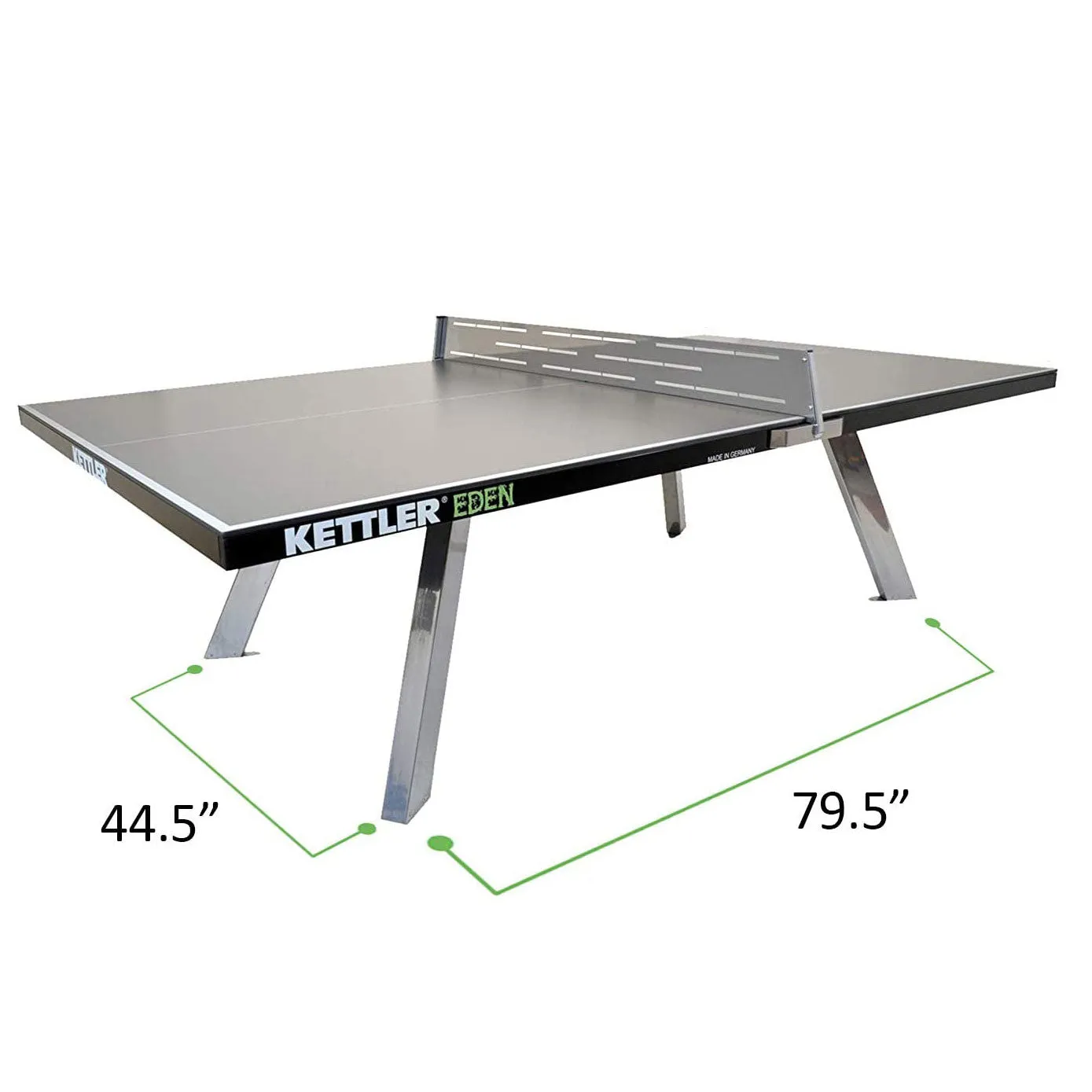 Kettler Eden TT Outdoor Tennis Table In Grey