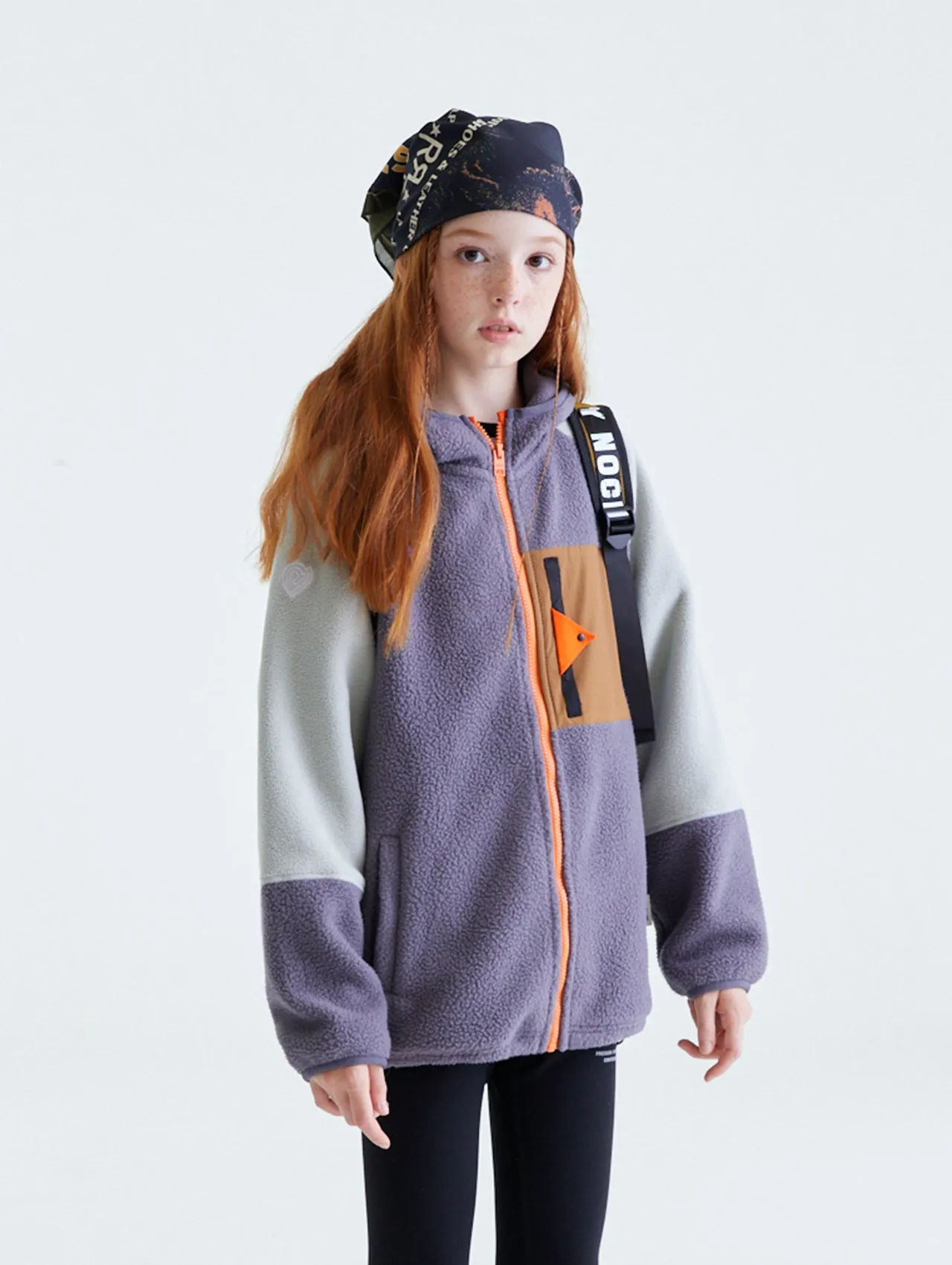 Kids Patchwork Fleece Jacket