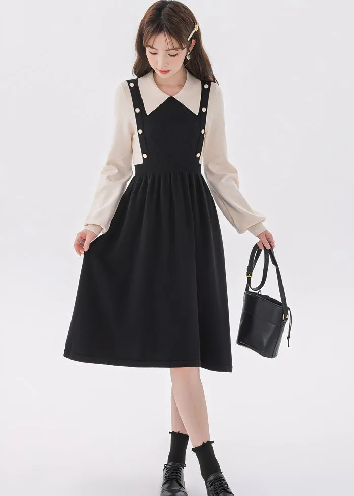 LAYER POLO KNIT DRESS