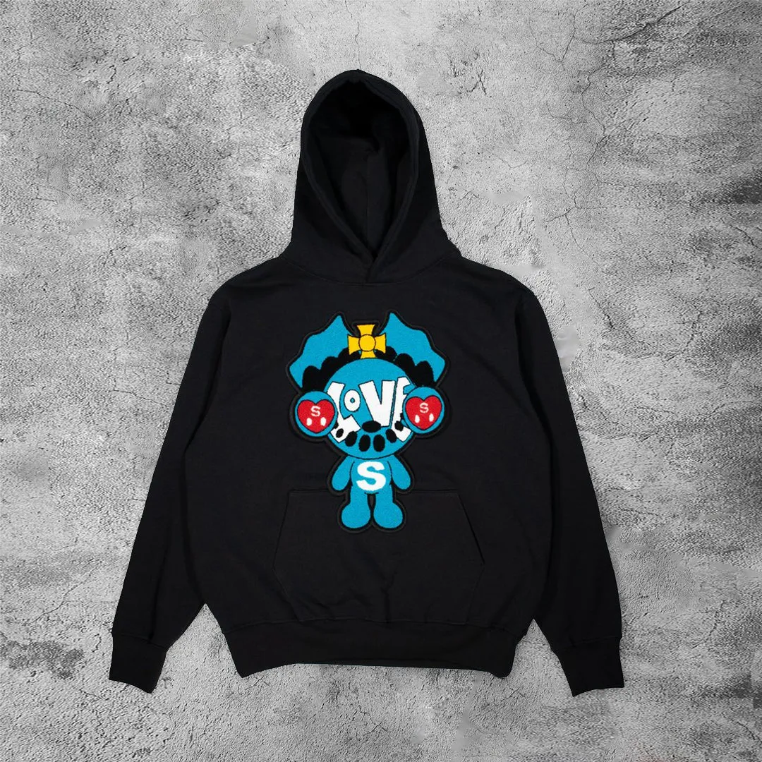 Love cartoon casual hoodie