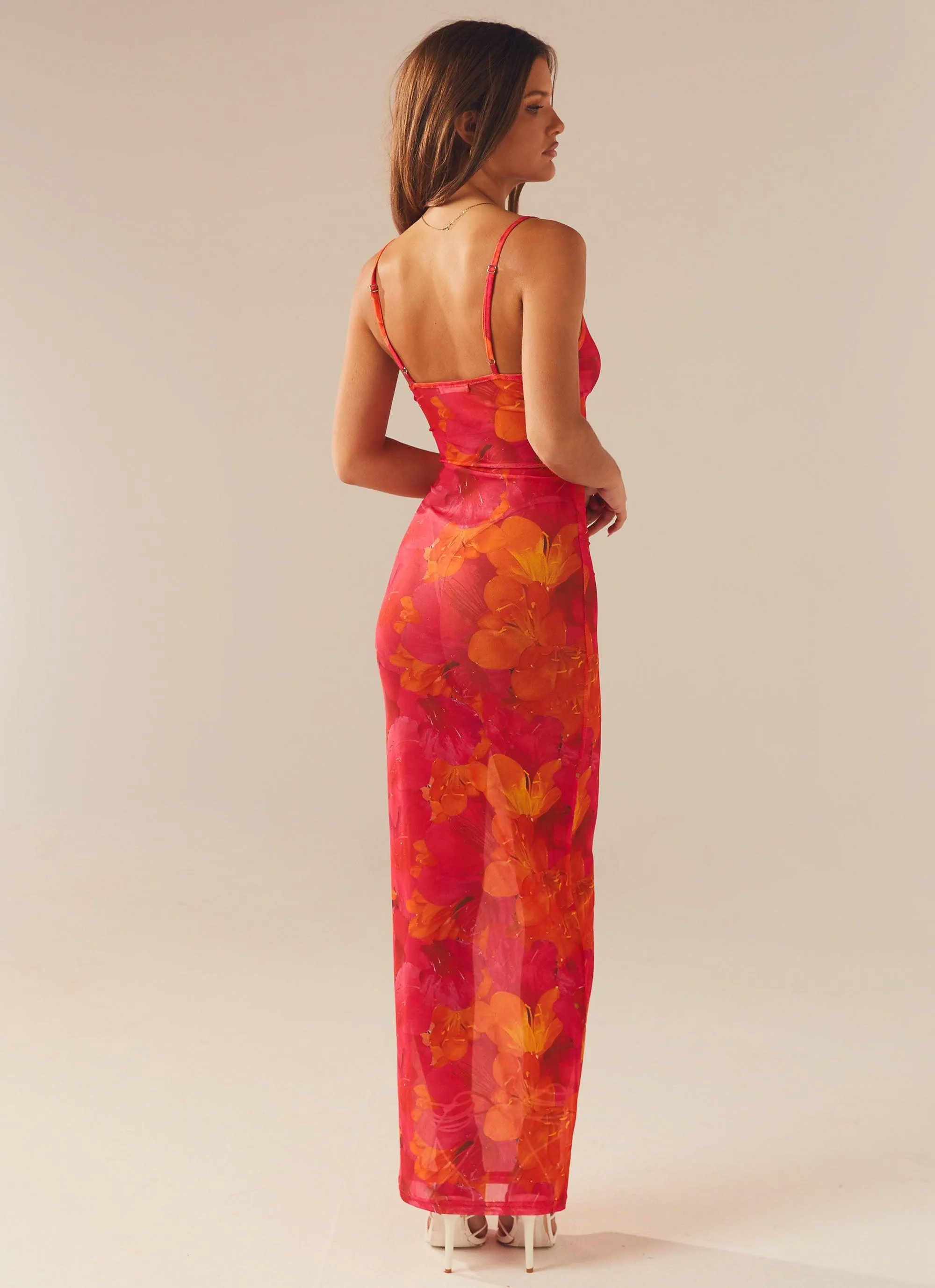 Love On The Run Maxi Dress - Floral Sun