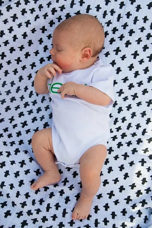 Love That Cotton - Unisex Short Sleeve Bodysuit - White