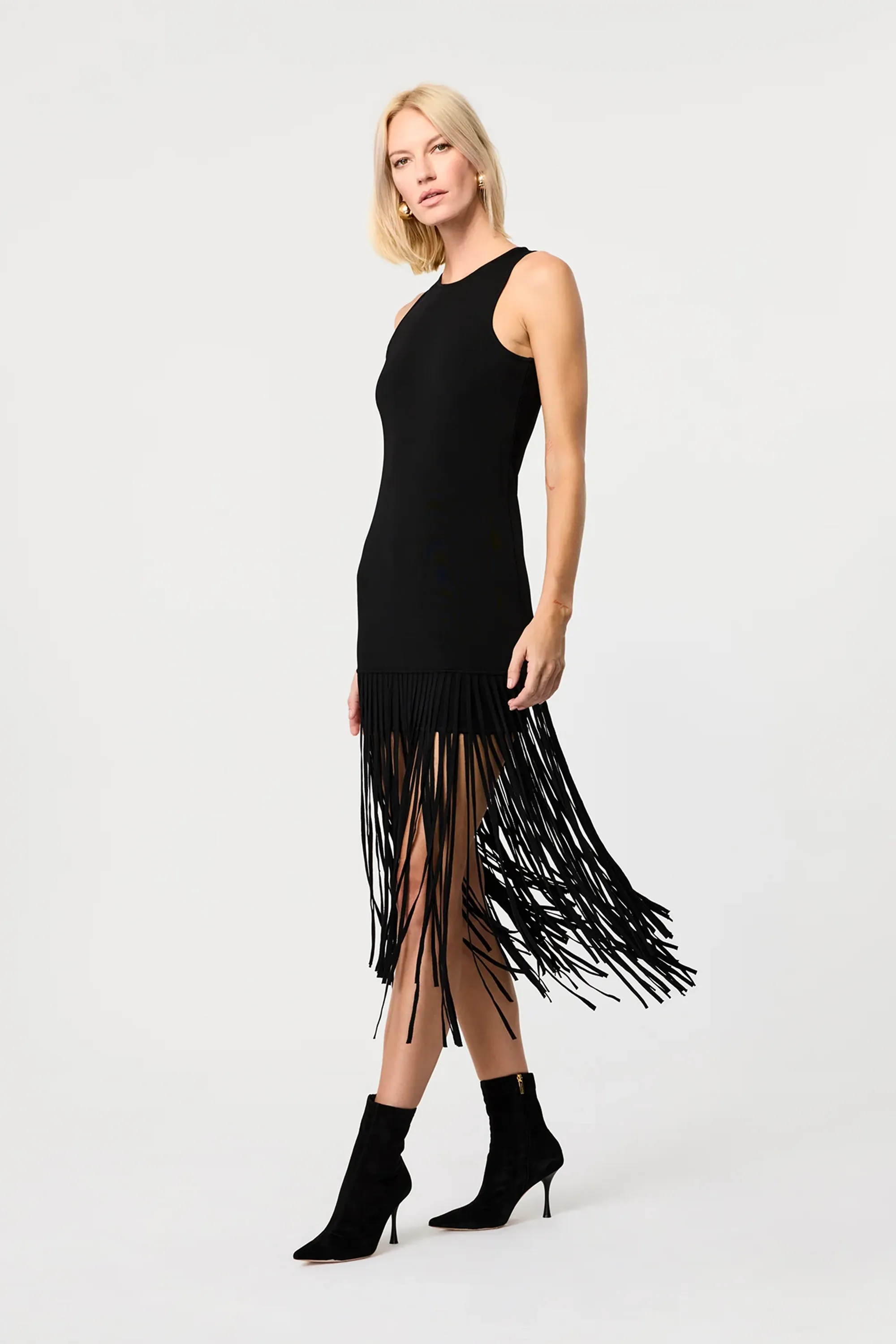 Margaux Fringe Knit Dress