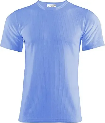 Mens Extreme Hot Thermal Underwear Short Sleeve Vest 4 Colours Winter, Camping & Ski Wear Size S-XXL (XLarge, Blue)