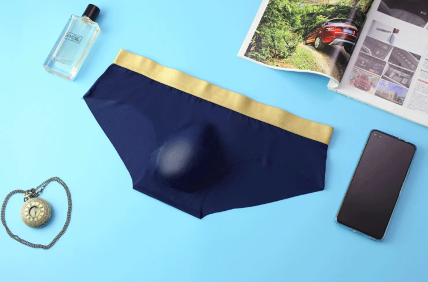 Men's Ultra Thin Enhancing Silky Underwear