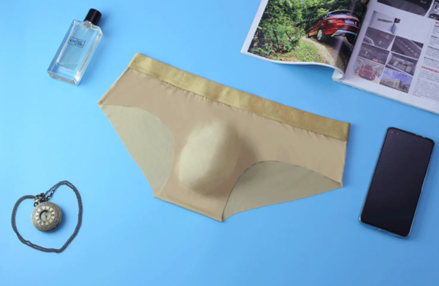 Men's Ultra Thin Enhancing Silky Underwear