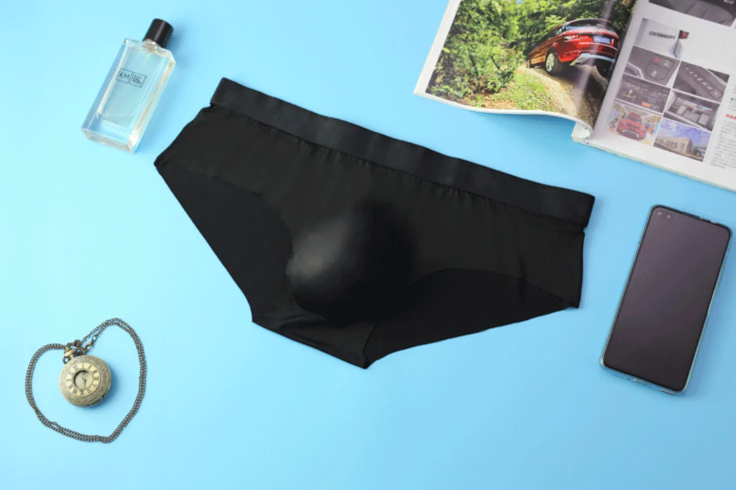 Men's Ultra Thin Enhancing Silky Underwear