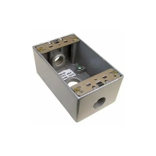 Morris Products 36000 WP Box 3-1/2 inch Holes Gray