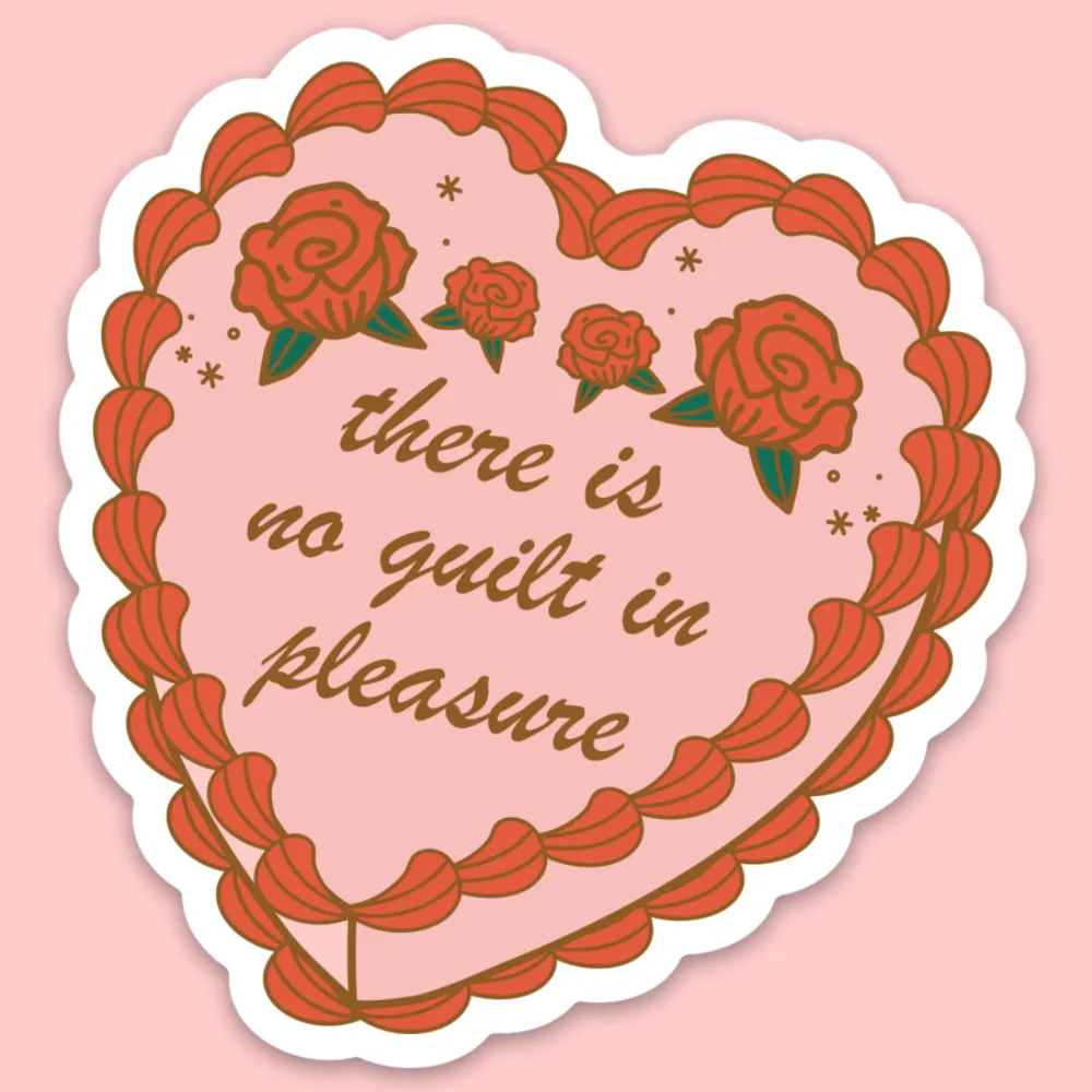 No Guilt In Pleasure Sticker