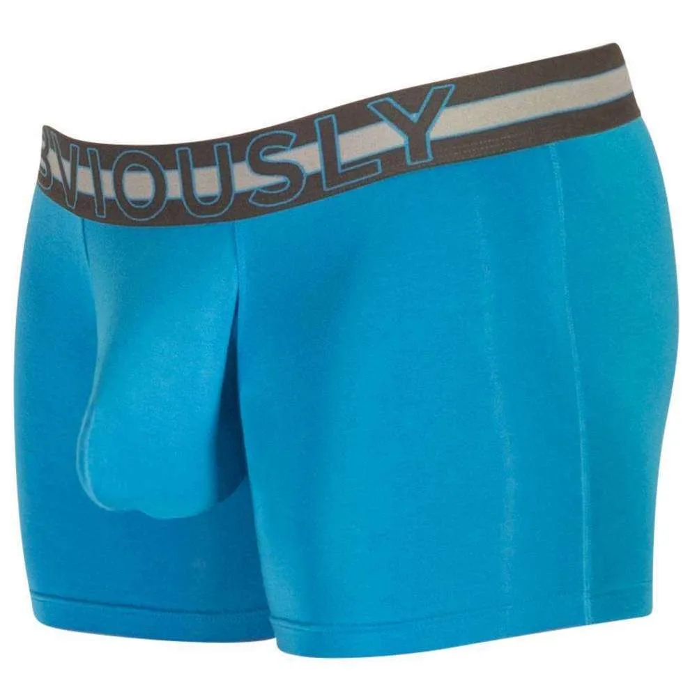 Obviously EveryMan AnatoMAX Boxer Brief 3inch Leg - Bondi Blue