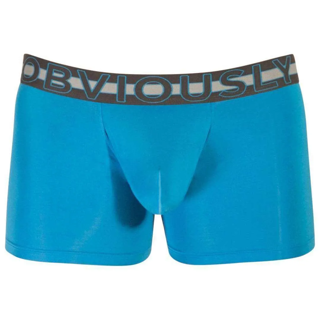 Obviously EveryMan AnatoMAX Boxer Brief 3inch Leg - Bondi Blue