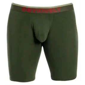 Obviously FreeMan AnatoFREE Boxer Brief 9inch Leg - Pine Green