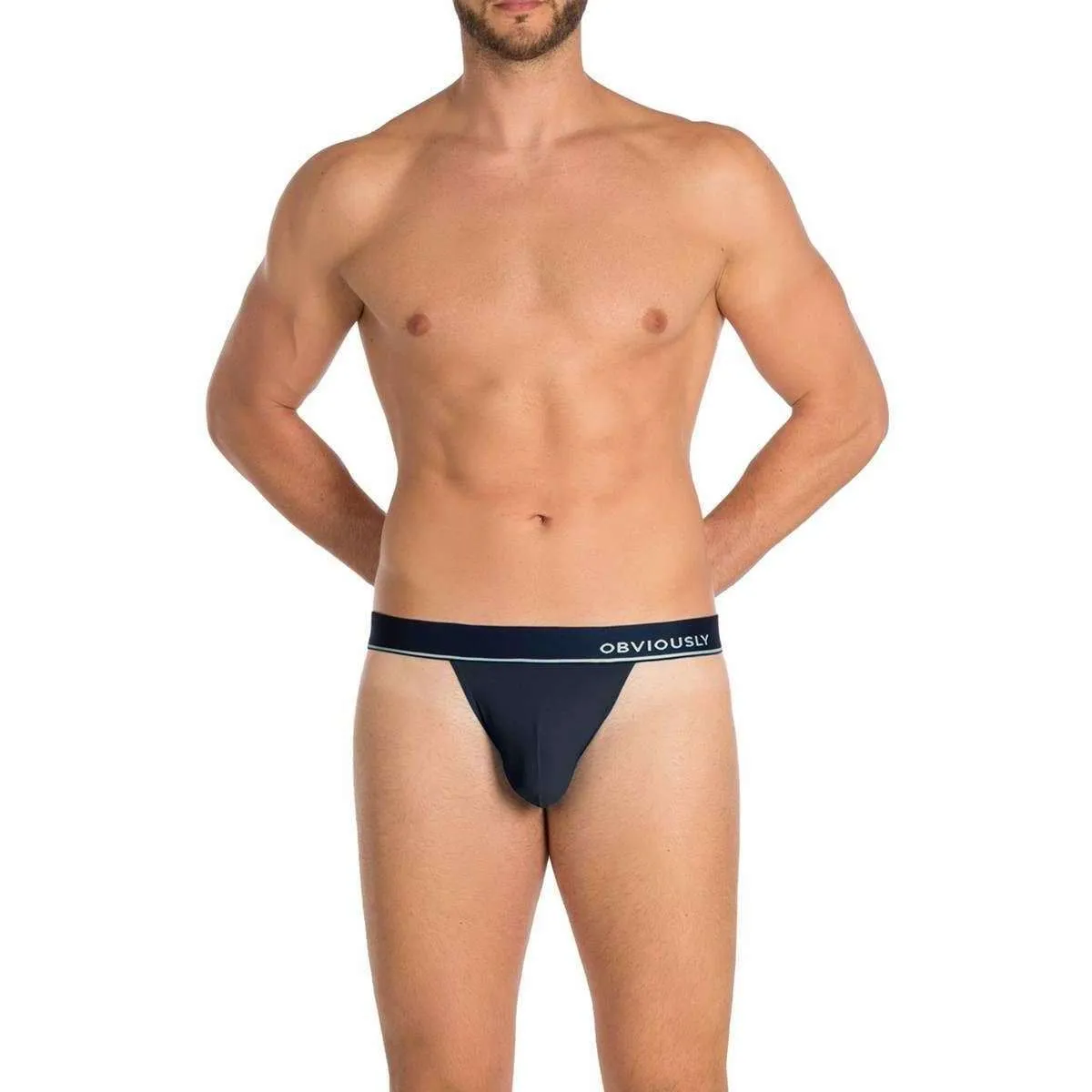 Obviously PrimeMan AnatoMAX Thong - Midnight Navy